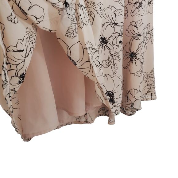 Forever 21 | Floral Short Sleeve Preppy Skater Drees Fit n Flare Lightweight - Picture 7 of 10